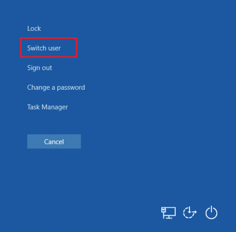 Τρόπος εναλλαγής χρήστη χρησιμοποιώντας CTRL + ALT + DELETE | 6 τρόποι για να αλλάξετε χρήστη στα Windows 10