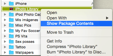I Photo Library показва съдържанието на пакета