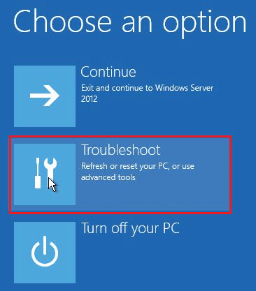 Wählen Sie ein Optionsfenster. So beheben Sie den Windows Update 0x80070057-Fehler