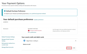 Sådan opdaterer du kreditkort på Amazon-appen – TechCult