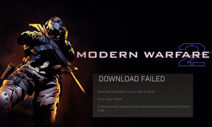 შეასწორეთ Call of Duty Warzone 2 Error Code Diver