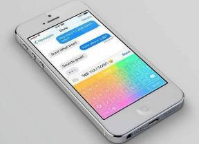 Kaip suasmeninti spalvingą tinkintą klaviatūrą „iOS 8“.