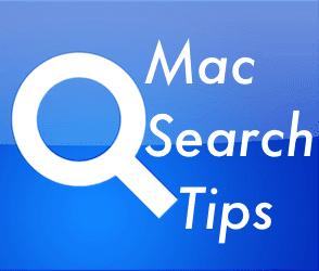 Dicas de pesquisa para Mac