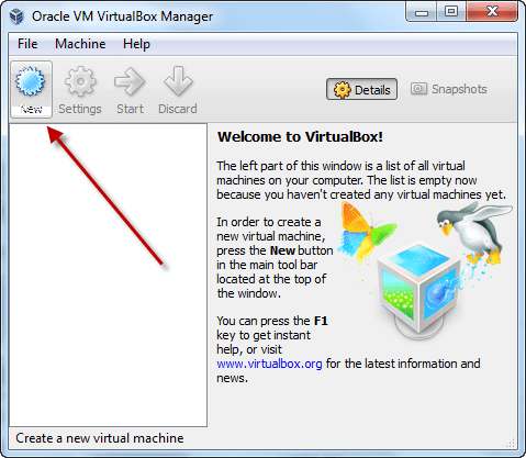 Administrador de caja virtual Oracke Vm