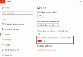 Поправете превъртането на мишката не работи в менюто "Старт" на Windows 10