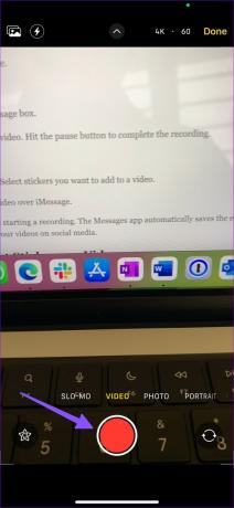 merekam video di iMessage