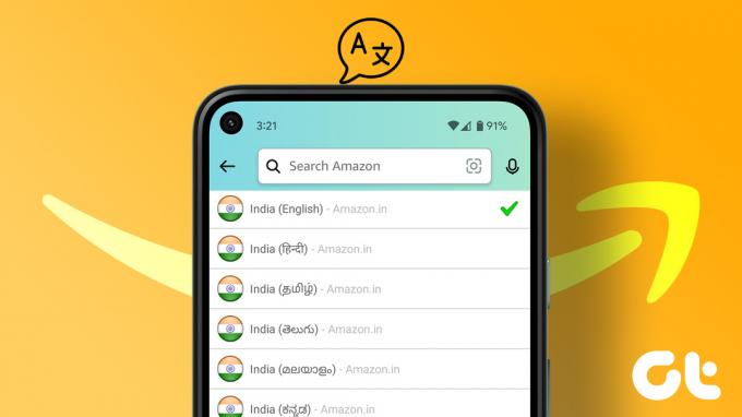 Mainiet valodu vietnē Amazon