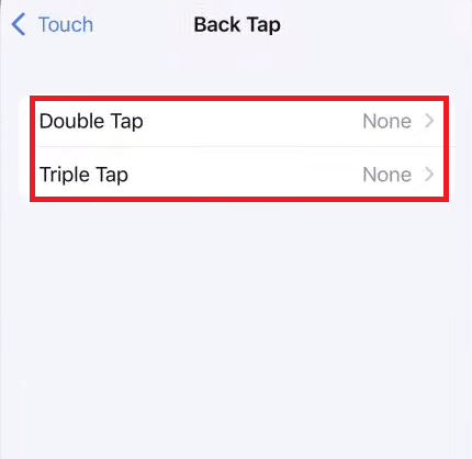 Изаберите Доубле Тап или Трипле Тап