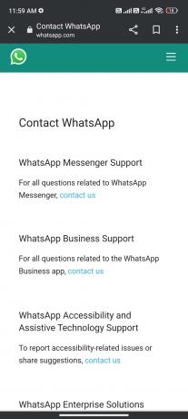 contattare whatsapp