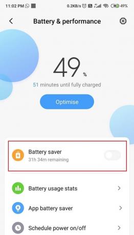 Slå 'Battery Saver' TIL, og nu kan du optimere dit batteri. Hvorfor vil Snapchat ikke downloade snaps