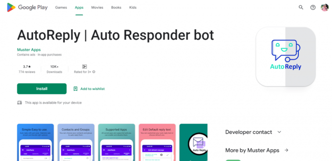 Samodejni odgovor| Auto Responder Bot