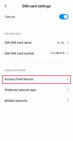 اضغط على Access Point Names | كيف يمكنك تحديث Boost Mobile Towers | هو Boost التبديل إلى 5G