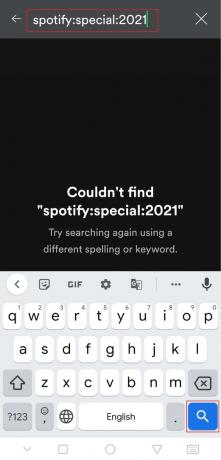 procure spotify especial 2021 no aplicativo android Spotify