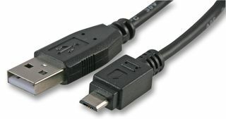Der Anschlusstyp USB Micro B findet sich bei neueren Smartphones sowie bei GPS-Geräten und Digitalkameras