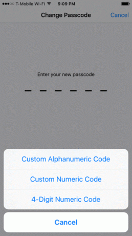 Ustawienia kodu dostępu do systemu iOS 5
