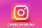 Hvordan avbryte en opplasting på Instagram-appen