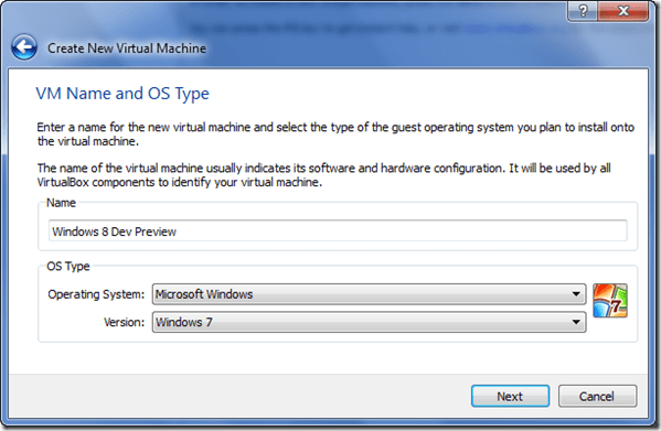 Instalace Windows 8 na Virtual Box 9