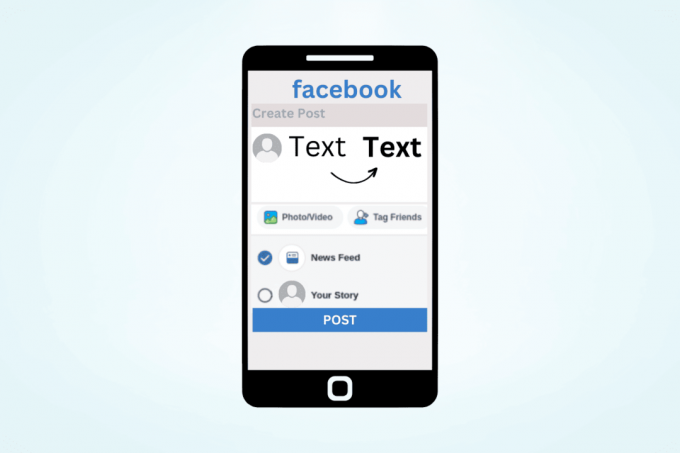 Szöveg félkövér szedése a Facebook-bejegyzésben Android-telefonon