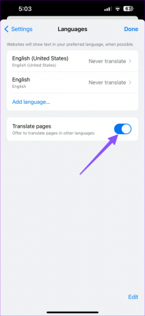 Google Translate เด้งขึ้นมาในแอพ 13