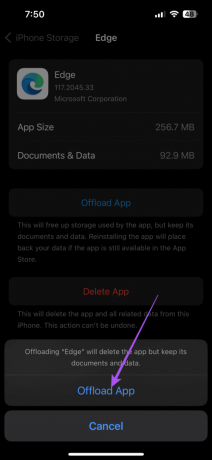 διαγραφή cache edge πρόγραμμα περιήγησης iPhone