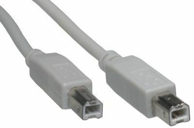 USB Typ B ist normalerweise für den Anschluss an Peripheriegeräte wie Drucker und Scanner reserviert