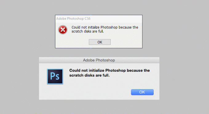 Sådan rettes Scratch Disks Are Full-fejl i Photoshop