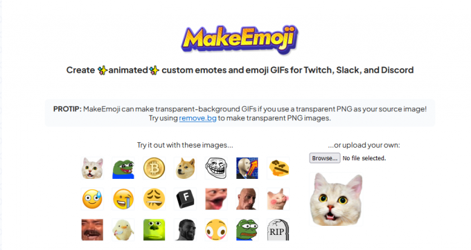 MakeEmoji | καλύτερος κατασκευαστής emoji κινουμένων σχεδίων discord