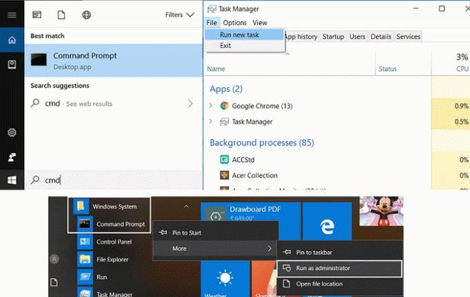 Windows 10'da Yükseltilmiş Komut İstemini Açmanın 5 Yolu