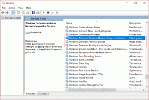 Виправте помилку 0x80070422 в Службі Windows Defender