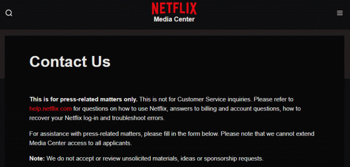 Wenden Sie sich an den Netflix-Support. So beheben Sie den Netflix-Fehlercode M7111-1101