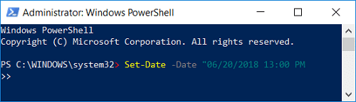 วิธีเปลี่ยนวันที่และเวลาใน Windows 10 โดยใช้ PowerShell | 4 วิธีในการเปลี่ยนวันที่และเวลาใน Windows 10