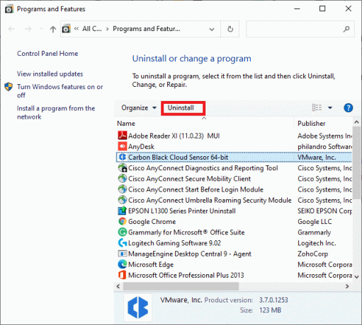 Klicken Sie nun auf eine beliebige unerwünschte Anwendung und wählen Sie die Option Deinstallieren, wie unten dargestellt. Warum ist mein Windows 10 Computer so langsam?