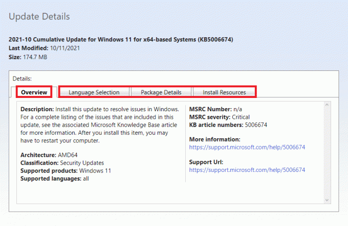 Details aktualisieren. So beheben Sie den Fehler bei der fehlgeschlagenen Installation von Updates 0x800f0988 in Windows 11