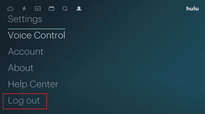 Отдолу изберете опцията Изход | излезте от Hulu на вашия Samsung Smart TV