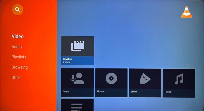 vlc-mediasoitin android tv: ssä