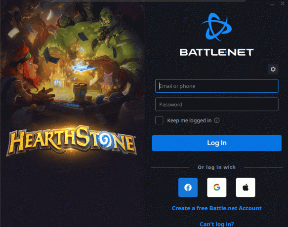 Hearthstone-Login Battle.net
