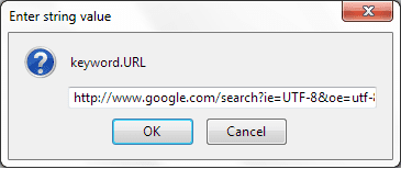 Adresa URL a cuvântului cheie