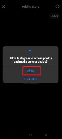  Seleccione Permitir y o Mientras usa la aplicación cuando se especifique. | Cómo ver y eliminar borradores de historias de IG