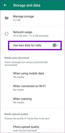 Använd mindre data i WhatsApp för Android
