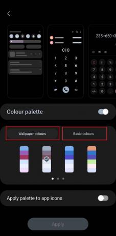 Виберіть будь-яку кольорову палітру відповідно до ваших уподобань.| як змінити колір текстового повідомлення на Android