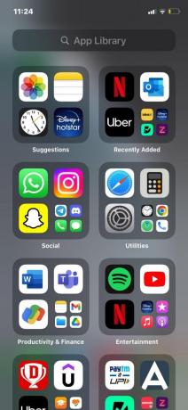 Wischen Sie nach rechts, um die App-Bibliothek auf Ihrem iPhone zu öffnen | Können Sie jemandem, den Sie auf dem iPhone blockiert haben, eine SMS senden?