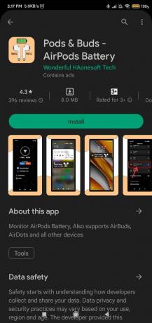 Kapsüller ve Tomurcuklar - AirPods Pil Google Play Store