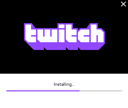 instalando o Twitch Desktop Client