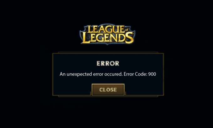 Korjaa League of Legends Error Code 900 Windows 10:ssä