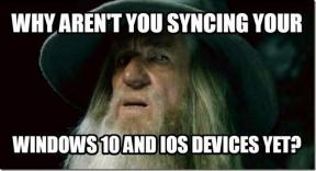 Štai kaip lengvai sinchronizuoti „Windows 10“ su „iOS“.