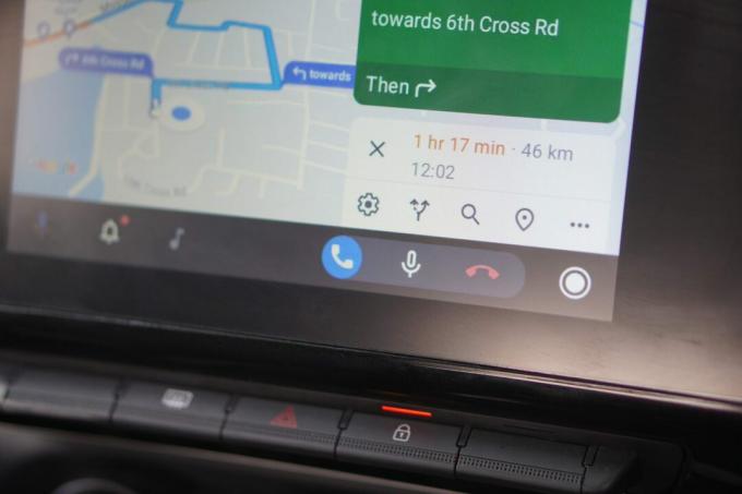 Samtalekontroller på Android Auto