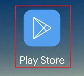tik op het pictogram van de Play Store-app Honor Play