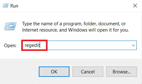 πληκτρολογήστε regedit και πατήστε Enter. Διορθώστε το μενού Έναρξης κρίσιμων σφαλμάτων των Windows 10 και η Cortana δεν λειτουργεί
