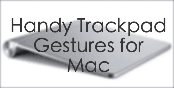 Mac-Trackpad-Gesten