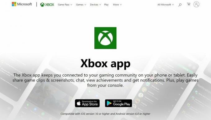 Mobilná aplikácia Xbox